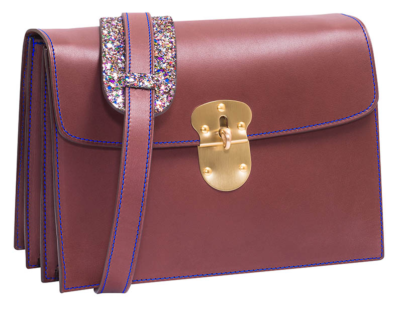 Maison Thomas - Porte-Moi Cognac fil Orange fluo